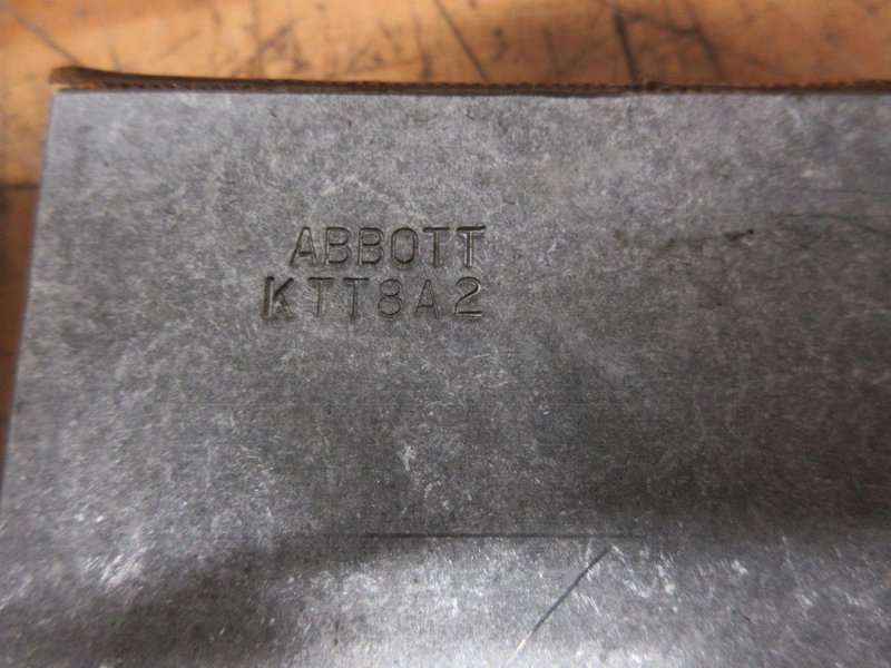 Abbott KTT8A2, 1.5 mm x 60° Serrated Soft Jaws (3 sets)- Auction Item