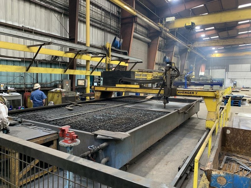 10′ x 20′ ESAB Avenger X-5000 Plasma Table, 2015 – Plasmarc 601