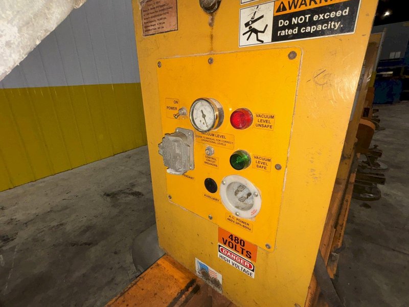 10,000 LBS X 50' X 8' PERMADUR SERIAS 816 VACUUM SHEET LIFTER WITH UNIVAC 1500 GENERATOR: STOCK 22460