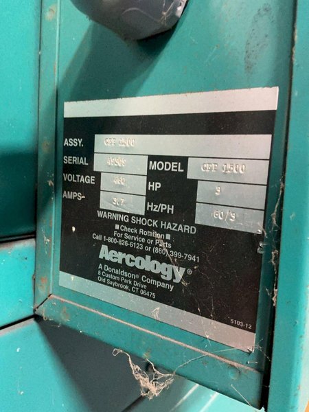 AERCOLOGY MIST COLLECTOR  -  CFF 1500