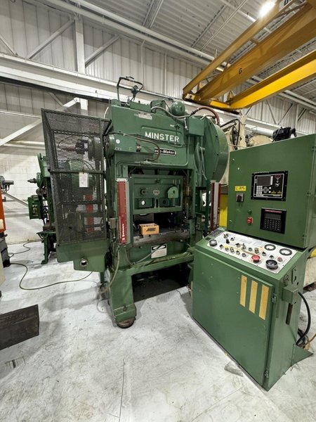 60 ton Minster Model P2-60-36 Piece-Maker Used Highspeed Straight Side Mechanical Metal Stamping Press For Sale, Year 1975