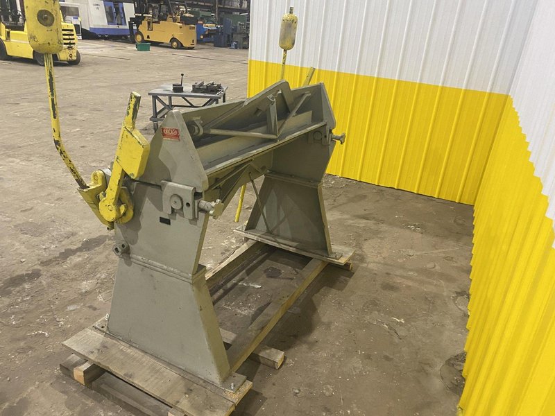 48&quot; X 14 GA CHICAGO DREIS &amp; KRUMP MODEL #BPO-414-6 BOX &amp; PAN FINGER BRAKE: STOCK #19836