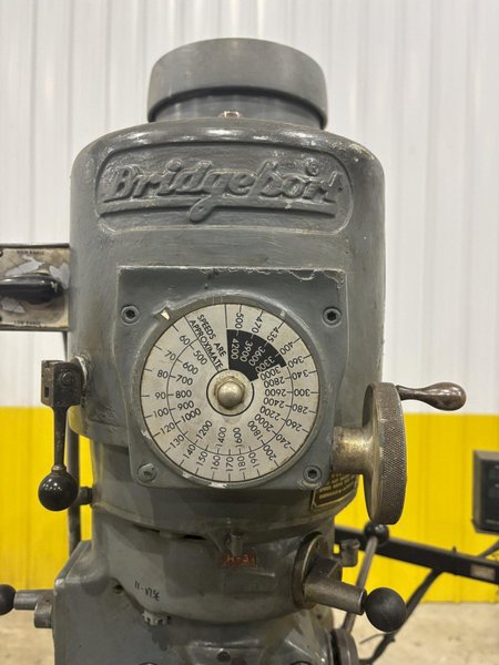 1.5 HP BRIDGEPORT SERIES I VERTICAL MILL / MILLING MACHINE: STOCK #20705