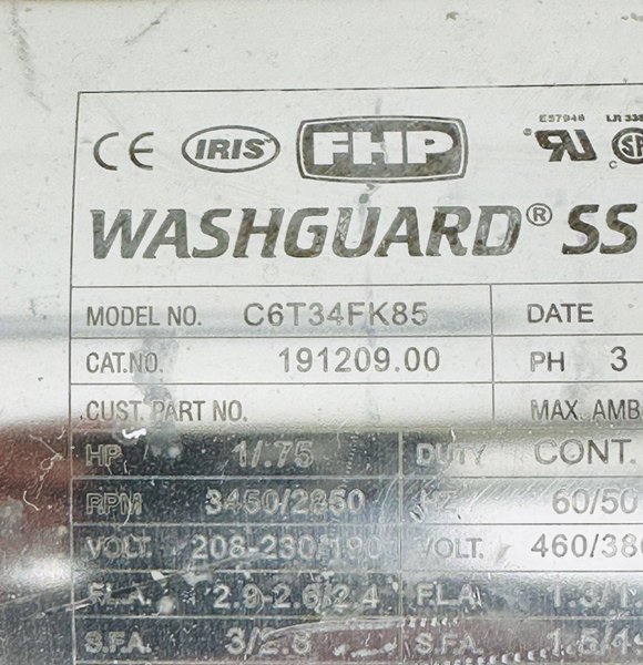 Transfer Pump  |  w/ Leeson 1Hp Motor with Variable Speed Drive