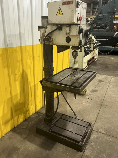 25" WILTON SOLBERGA MODEL #24513 GEARED HEAD SINGLE SPINDLE DRILL PRESS 1998 : YOBRO #25996
