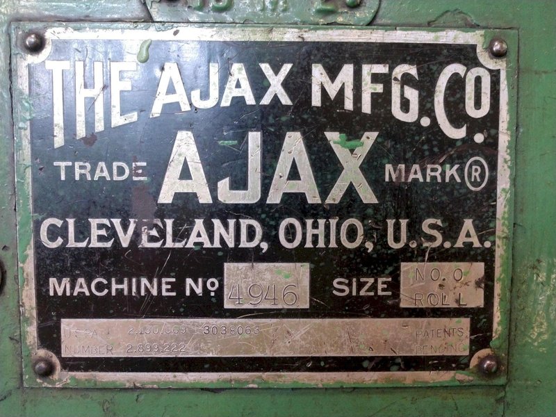 ROLL REDUCING DIES FROM AJAX FORGING ROLLS: STOCK #22483
