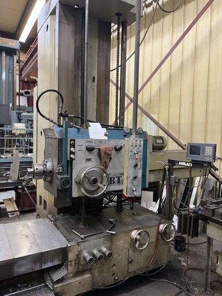 4&quot; SHIBAURA BT-10BP2 HORIZONTAL TABLE TYPE BORING MILL. STOCK #0239425