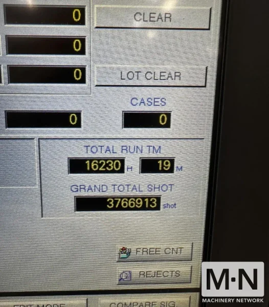 88 TON 1.2 OZ NISSEI MODEL NEX80IV-5EG ELECTRIC INJECTION MOLDING MACHINE MFG 2018