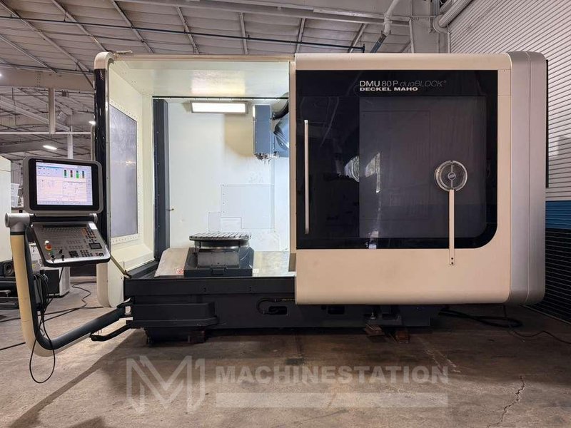 DMG DMU 80P duoBLOCK 5 Axis CNC Universal Machining Center – 18,000 RPM Mill