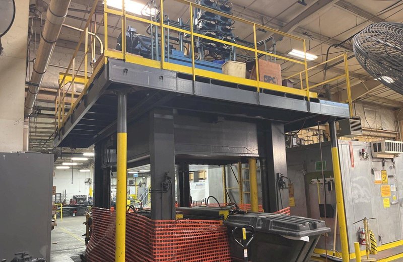 84" x 85 TON CYRIL BATH SHEET STRETCH DRAW FORMING MACHINE: STOCK #23644