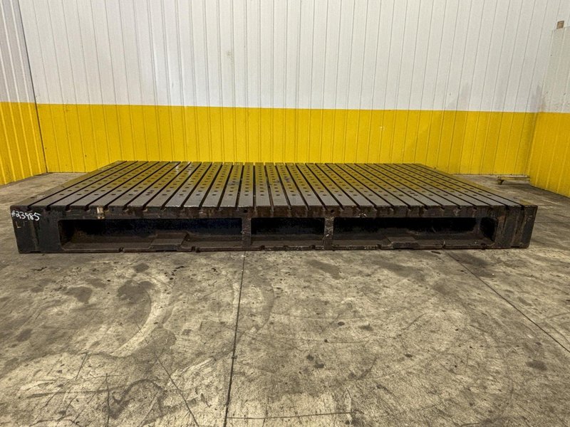 15&#039; X 8&#039; X 17&quot; HIGH T-SLOTTED BOLSTER , FLOOR PLATE / LAYOUT TABLE: YOBRO #23985