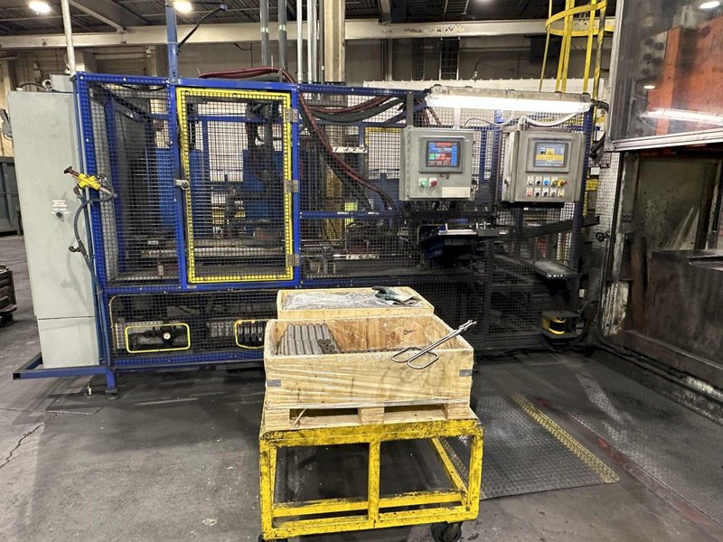 2013 - 800 TON MACRODYNE PRESS &amp; BILLET HEATING INDUCTION SERVICES FORGING SYSTEM: STOCK #20205