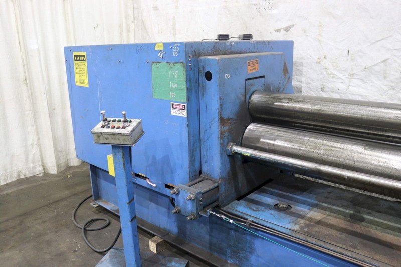 8' X 3/16" MONTGOMERY HYDRAULIC PLATE BENDING ROLL: STOCK #72775