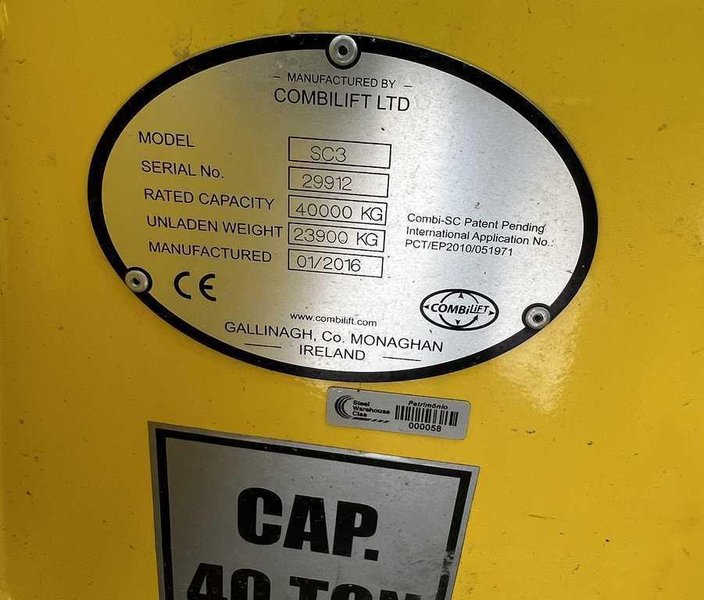 Mobile Crane Lift, Combilift Ltd., 40 Ton