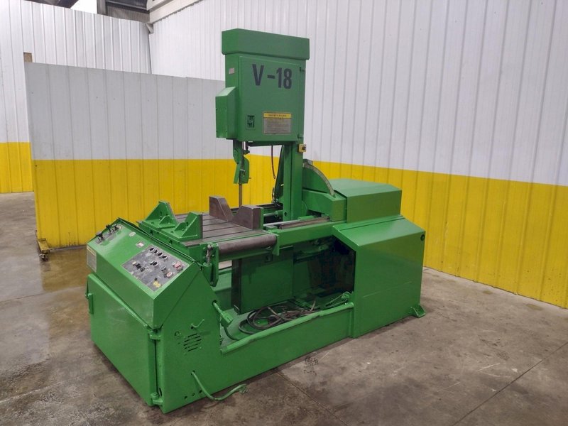 18" X 20" HYD-MECH MODEL V18 SERIES II VERTICAL BAND SAW: STOCK #24965