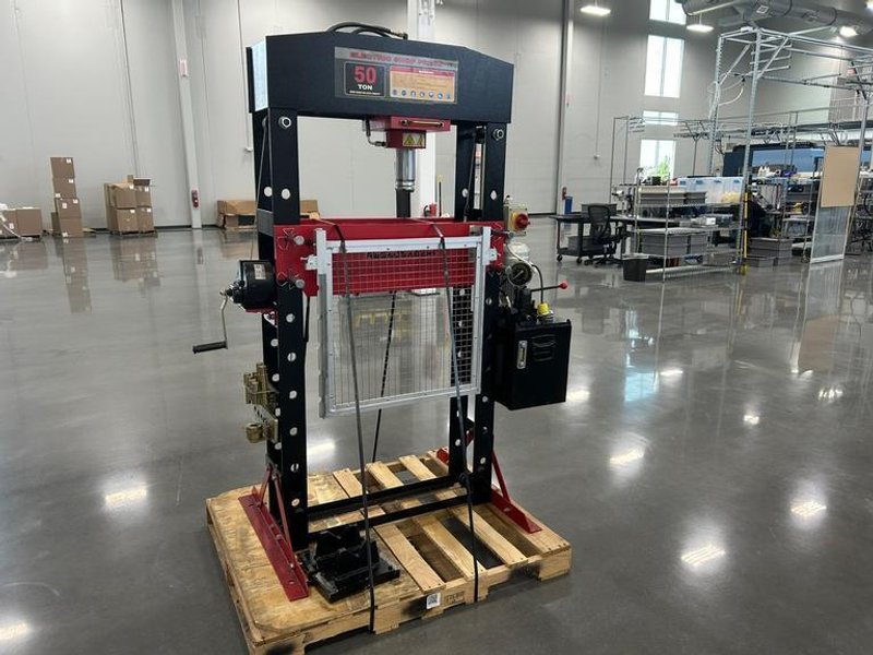 Redline RE50T-E 50 Ton Electric Shop Press- Auction Item