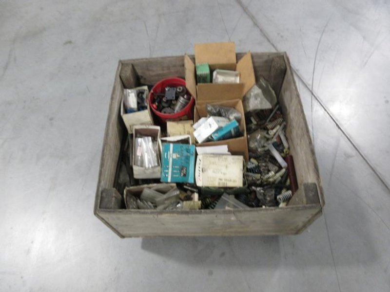 Mold and Die Assorted Springs, Punches, Pins and Other Hardware, Small Crate Full- Auction Item