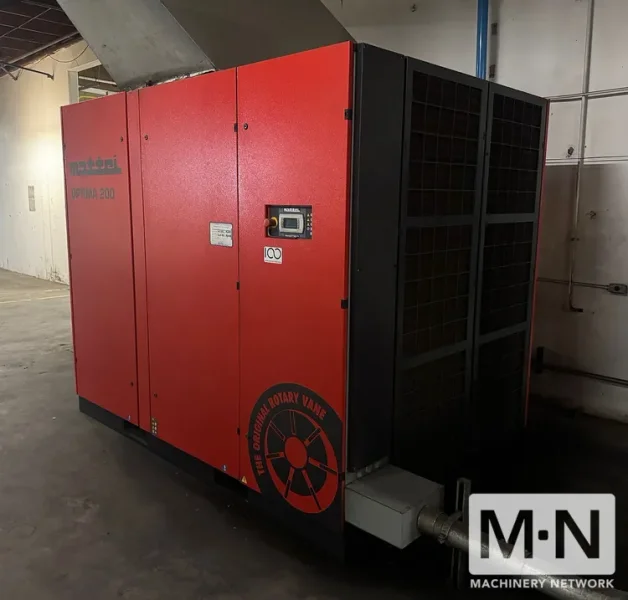 275HP Mattei Optima 200 Sliding Vane, Vari-speed Air Compressor - New 2019
