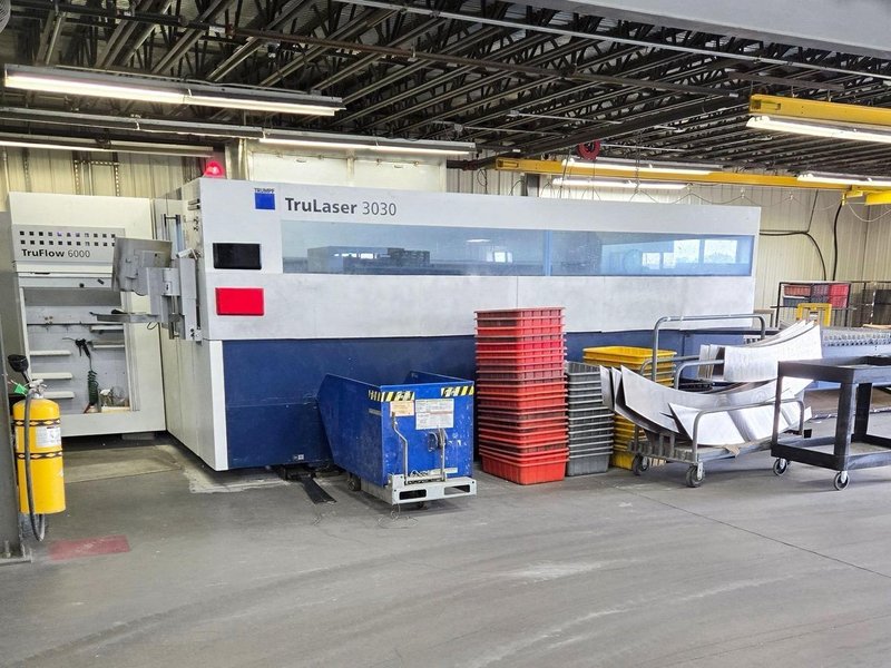 6,000 Watt 5′ x 10′ Trumpf TruLaser 3030, 2017