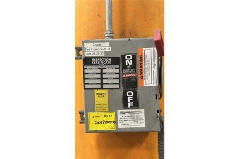 1 TON KONE FLOOR MOUNTED JIB CRANE, 15&#039; SPAN X 20&#039; HIGH W/ HOIST : YOBRO #24537