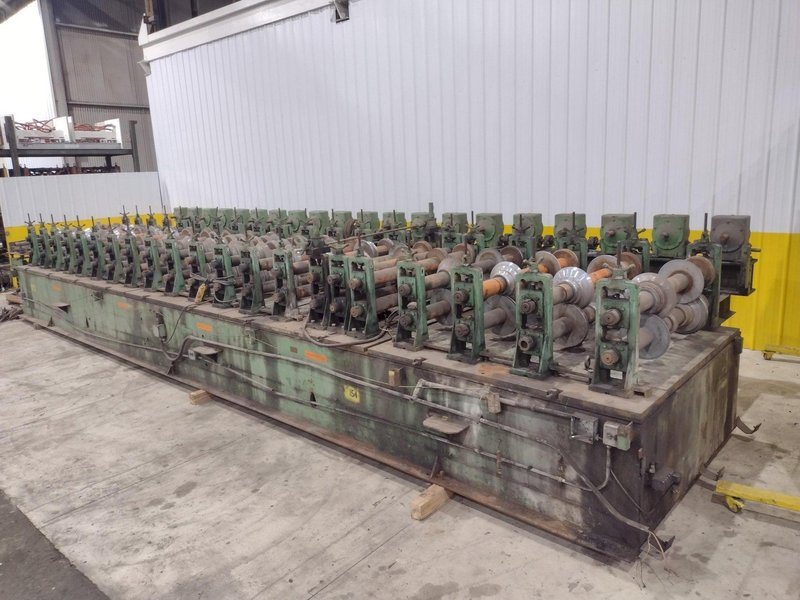 20 STAND X 3&quot; X 48&quot; ASC RAFTED ROLLFORMER, TOOLED FOR 36&quot; STANDING SEAM ROOF PANEL: STOCK #14214