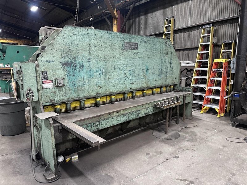 1/2″ x 12′ American Hercules Alpha Series Hydraulic Shear, 1983