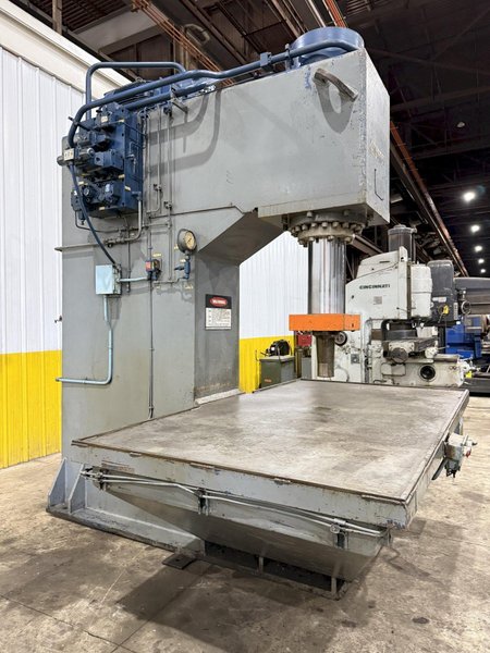 150 TON WILLIAMS &amp; WHITE HYDRAULIC C-FRAME STRAIGHTENING PRESS 24" STROKE: YOBRO #24086