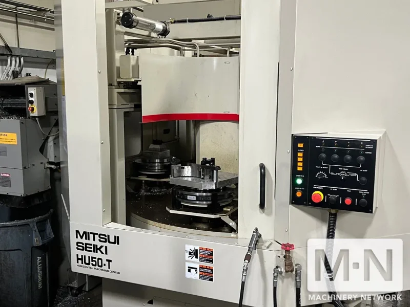 Mitsui Seiki HU50-T 5-Axis Table on Table CNC Horizontal Machining Center, 2017