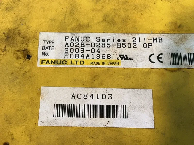 FANUC 21i-MB OPERATOR PANEL  -  A02B-0285-B502