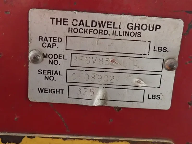 THE CALDWELL GROUP VACUUM LIFTER  -  3E6V85