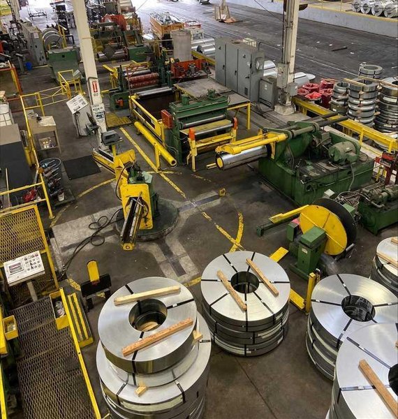 52" x 6.00" x 30,000# Paxson Slitting Line