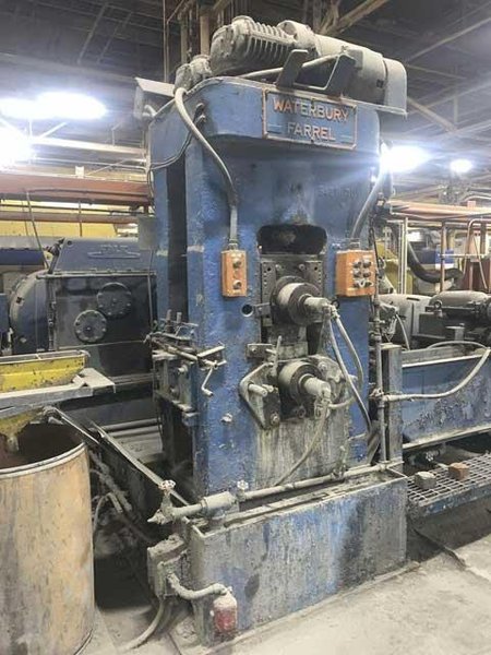 4 STAND TANDEM FENN/WATERBURY FARREL WIRE FLATTENING LINE (13838)
