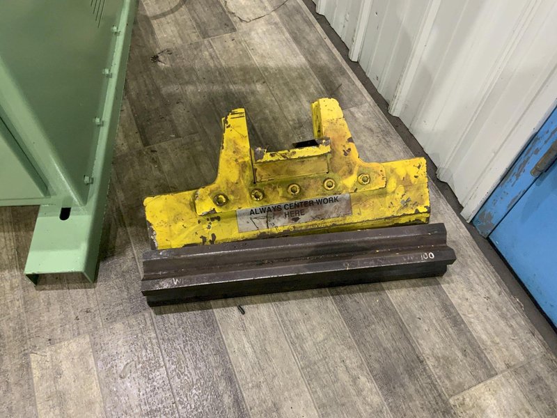 90 TON PIRANHA MODEL P-90 HYDRAULIC IRONWORKER: STOCK #80718