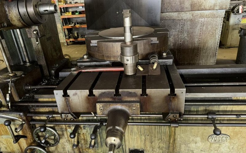 48" X 24" YODER HORIZONTAL BORING MILL WITH TOOLING. STOCK # 0545626