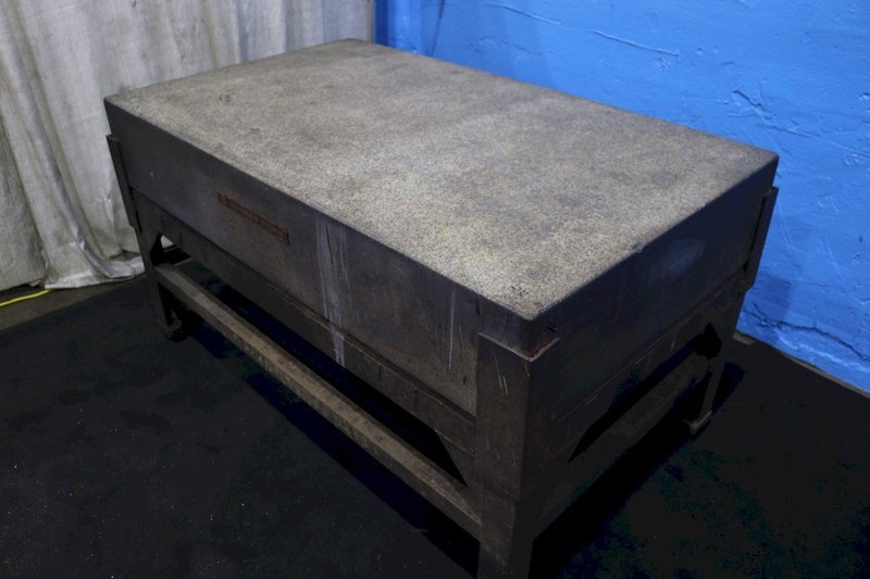 36&quot; X 60&#039; X 10&quot; GRANITE PLATE WITH STAND: STOCK #73520