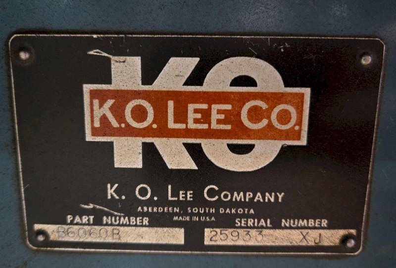 K.O. LEE B6060B UNIVERSAL TOOL AND CUTTER GRINDER USED
