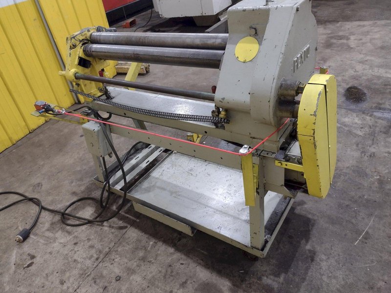 37" PECK, STOW &amp; WILCOX MODEL #416E MOTORIZED PLATE BENDING ROLL: YOBRO #25702