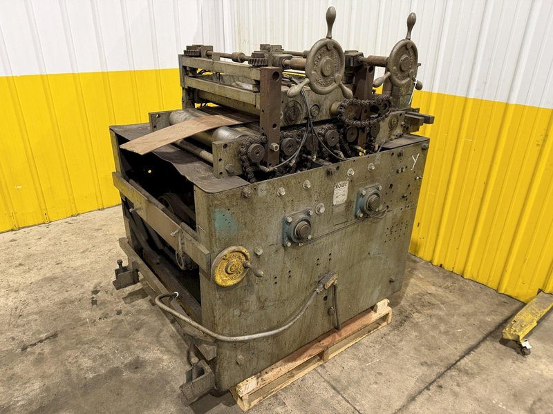 20" X .190" ROWE MODEL #C6-20 MOTORIZED COIL STRIP STRAIGHTENER: YOBRO #24754