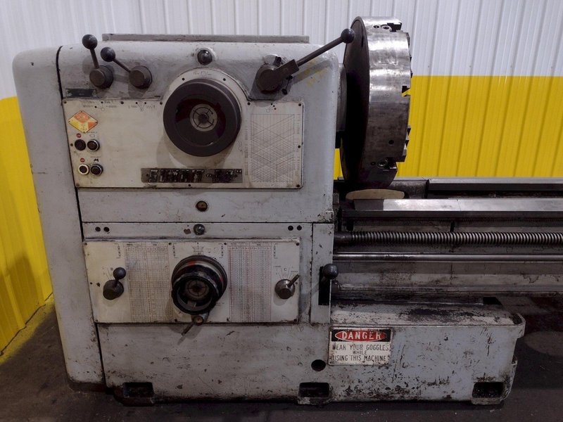 30" x 360" SUMMIT HEAVY DUTY ENGINE LATHE, 4.25" HOLE: STOCK #18761
