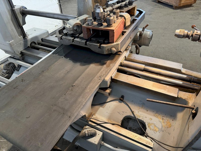 2" S&amp;S MACHINERY TABLE TYPE HORIZONTAL BORING MILL W/ TAILSTOCK. STOCK # 0224426