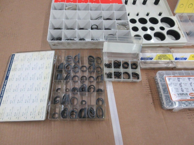 Hardware Snap Rings, Orings, Grease Zerks, Small Metric Bolts- Auction Item