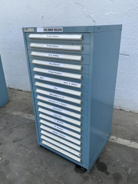 17 DRAWER STANLEY VIDMAR CABINET: STOCK #81360