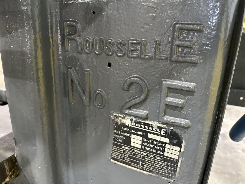 15 TON ROUSSELLE MODEL 2E PRESS, 2" STROKE: STOCK #20170