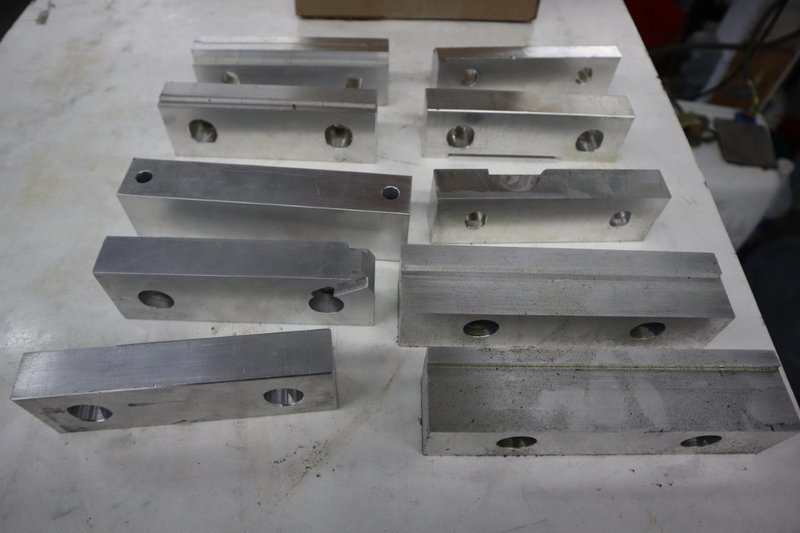 Kurt Aluminum Soft Jaws, Various Heights and Thickness- Auction Item