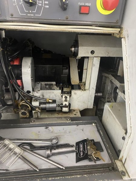 Star SW-7R CNC Swiss Lathe, 2001 – LNS Bar Loader, Fanuc Control
