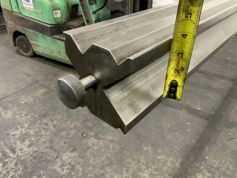 13' X 4-3/8" X 4-3/8" 8-WAY PRESS BRAKE DIE: STOCK #81512