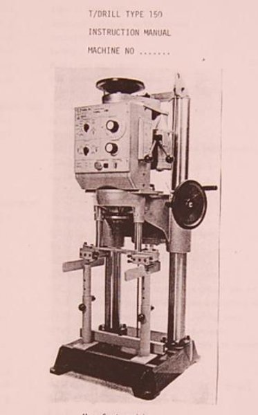 6-3/4" T-DRILL MODEL #T-150 PIPE COLLARING MACHINE: STOCK #15865