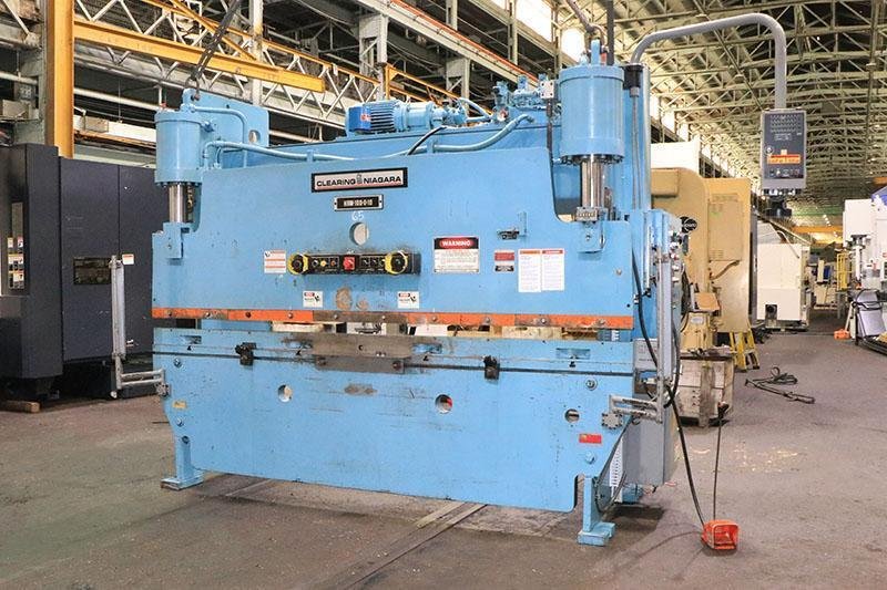 100 Ton x 10 ft. Niagara Hydraulic Press Brake Model HBM100-8-10