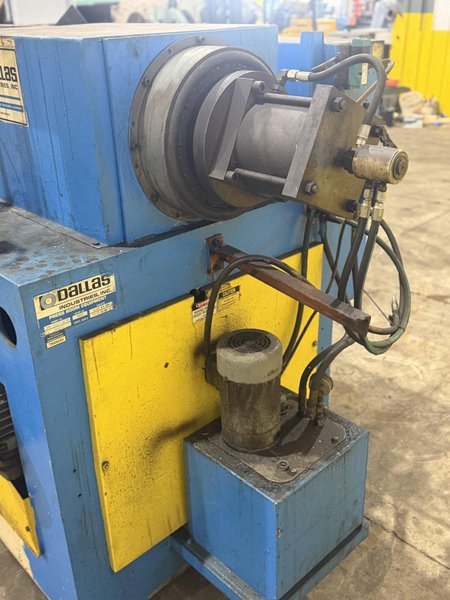 12,000 LB X 24" X .090" DALLAS COIL REEL UNCOILER &amp; FEEDER STRAIGHTENER FEED LINE : YOBRO #24605