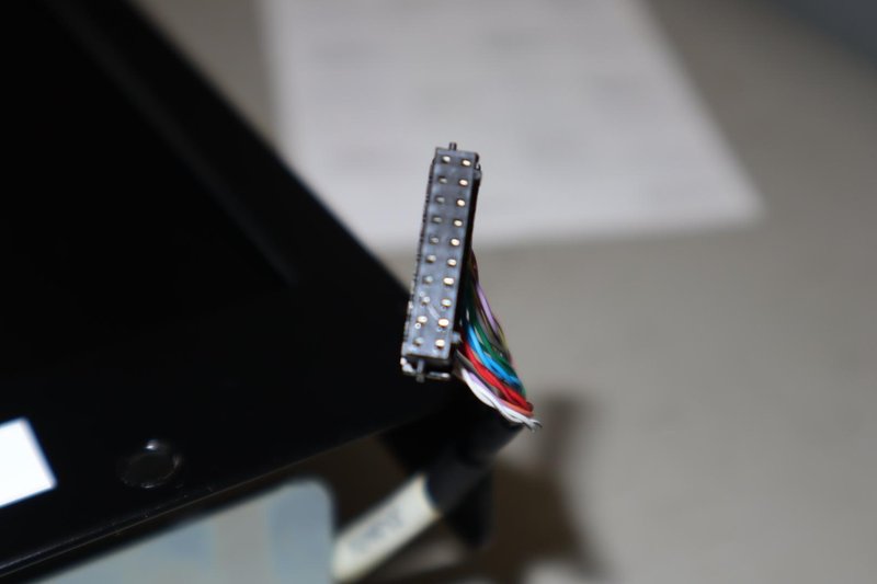 Used Haas NLB150XG01L-01 Complete 15" LCD Screen Assembly